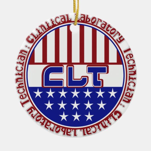 PATRIOTISCHE KLINISCHE LABORTECH KERAMIKORNAMENT (Vorne)