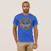 Patriotische Knochen T-Shirt (Vorne ganz)