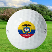 Patriotische kolumbianische Flagge Golf Balls, Kol Golfball