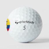 Patriotische kolumbianische Flagge Golf Balls, Kol Golfball (Logo)