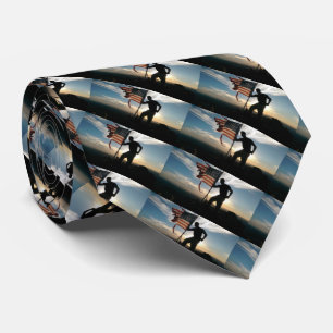 Patriotische Krawatte der Weltflagge