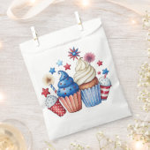 Patriotische Kuchen Geschenktütchen (Ausgeschnitten)