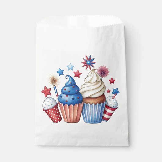 Patriotische Kuchen Geschenktütchen (Vorderseite)