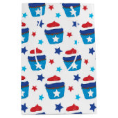 Patriotische Kuchen Mittlere Geschenktüte (Vorderseite)
