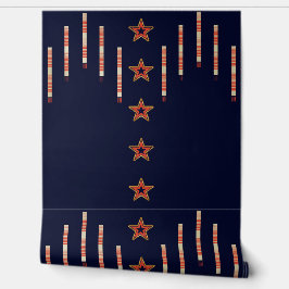 Patriotische Kunst-Déco - Rote Elfenbeinküste auf  Tapete