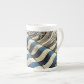 Patriotische Kunst Porzellantasse (Vorderseite Rechts)