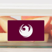 Patriotische Labels mit der Flagge von Phoenix Cit Etiketten (Befestigt)