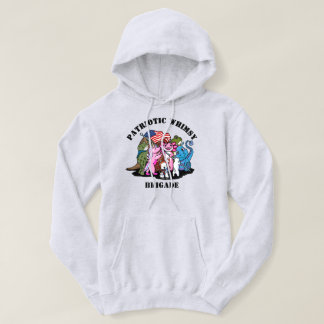 Patriotische Launen-Brigade Hoodie