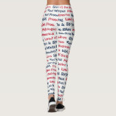 Patriotische Leggings (Rückseite)