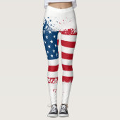 Patriotische Leggings (Vorderseite)