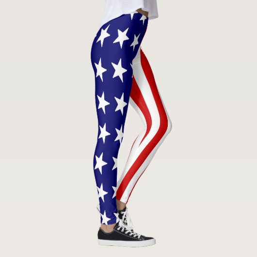 Patriotische Leggings - American Flag Print Women' (Rechts)
