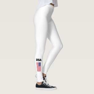 Patriotische Leggings der USA