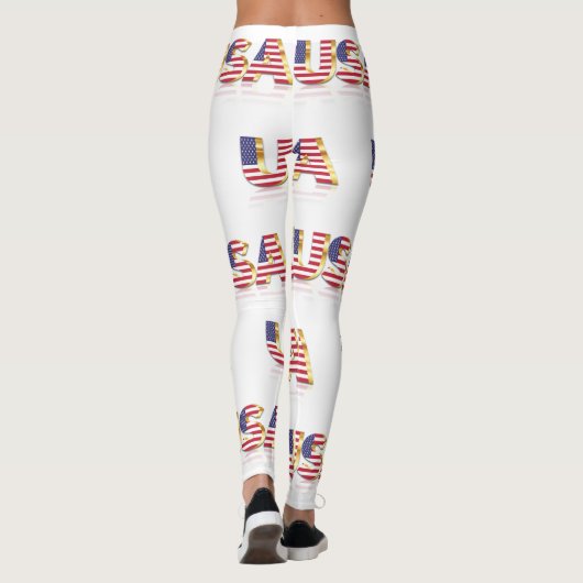 Patriotische Leggings der USA (Rückseite)