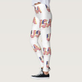 Patriotische Leggings der USA (Links)