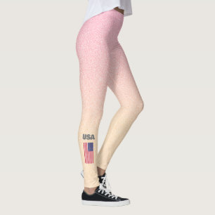 Patriotische Leggings der USA