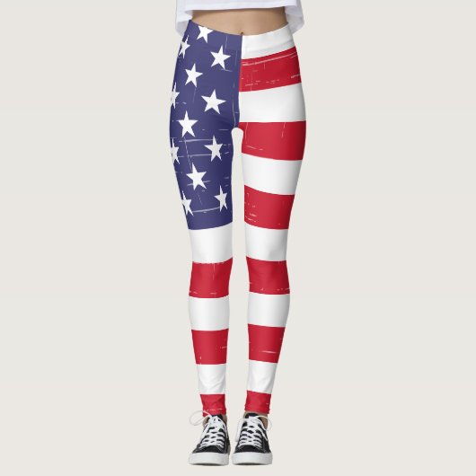 Patriotische Leggings der USA (Vorderseite)