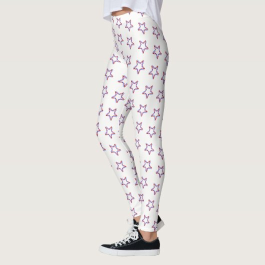 Patriotische Leggings vom 4. Juli (Links)