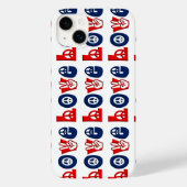 Patriotische LIEBE Case-Mate iPhone Hülle (Rückseite)