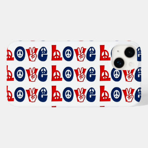 Patriotische LIEBE Case-Mate iPhone Hülle
