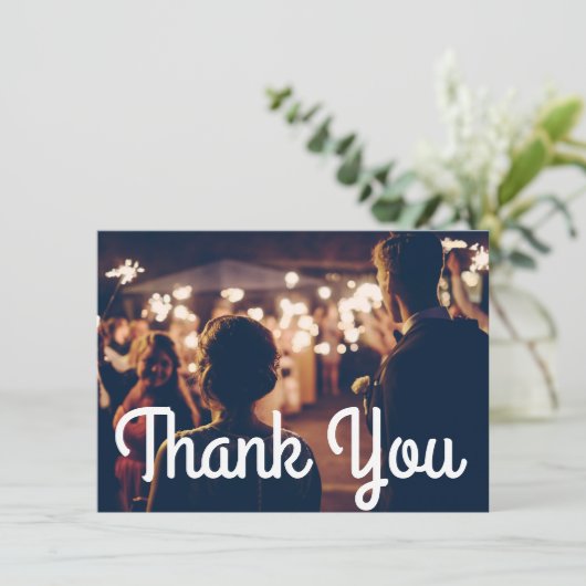 Patriotische Liebe II Amerikanische Unabhängigkeit Dankeskarte (Stehend Vorderseite)