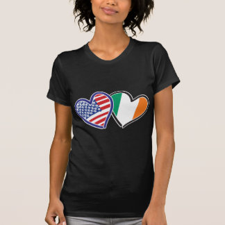Patriotische Liebe USA und Irland T-Shirt