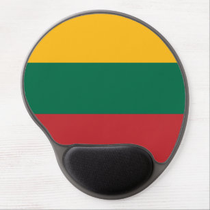 Patriotische litauische Flagge Gel Mousepad