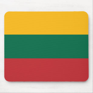 Patriotische litauische Flagge Mousepad