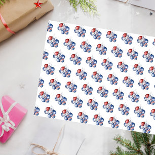 Patriotische Luftballons aus den USA Seidenpapier