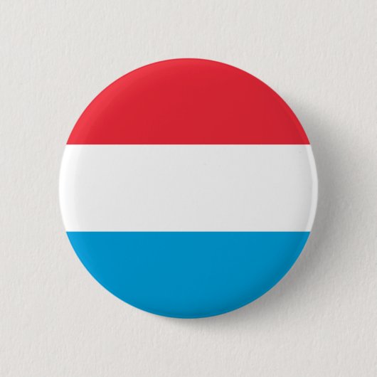 Patriotische Luxemburger Flagge Button (Vorderseite)