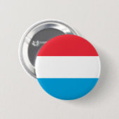 Patriotische Luxemburger Flagge Button (Vorne & Hinten)
