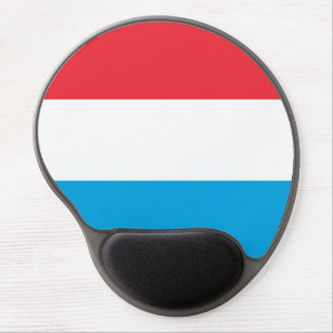 Patriotische Luxemburger Flagge Gel Mousepad