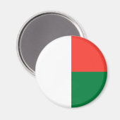 Patriotische Madagaskar-Flagge Magnet (Vorderseite/Rückseite)