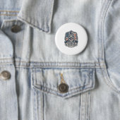 Patriotische Maine Coon Katze Button (Beispiel)