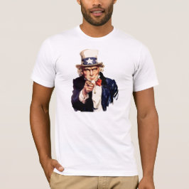 Patriotische Männer-T - Shirt Uncle Sam