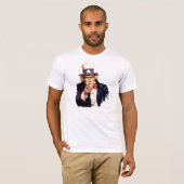 Patriotische Männer-T - Shirt Uncle Sam (Vorne ganz)