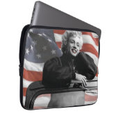 Patriotische Marilyn Laptopschutzhülle (Vorne Rechts)