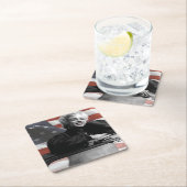 Patriotische Marilyn Rechteckiger Pappuntersetzer (Vor Ort)