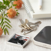 Patriotische Marilyn Schlüsselanhänger (Seite)