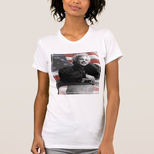 Patriotische Marilyn T-Shirt (Vorderseite)