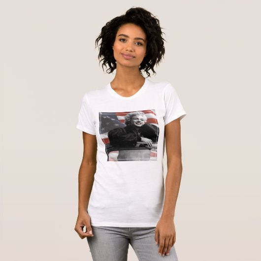 Patriotische Marilyn T-Shirt (Vorne ganz)
