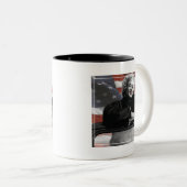 Patriotische Marilyn Zweifarbige Tasse (VorderseiteRechts)