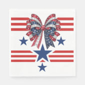 Patriotische Matching Paper Plate Serviette (Vorderseite)