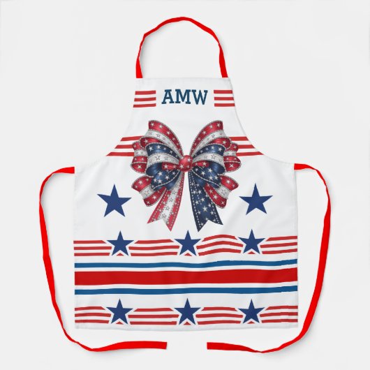 Patriotische Matching Schürze (Vorderseite)