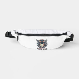 Patriotische Meeresschildkröte Bauchtasche