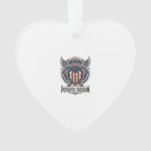 Patriotische Meeresschildkröte Ornament