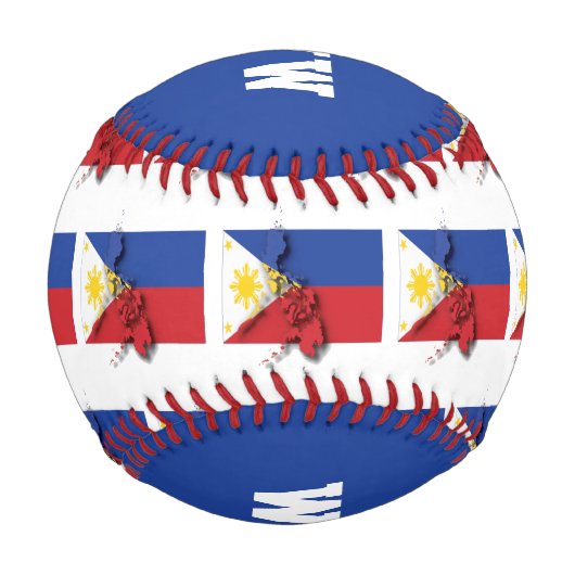 Patriotische mehr als CONQUEROR Custom PHILIPPINES Baseball (Rückseite)