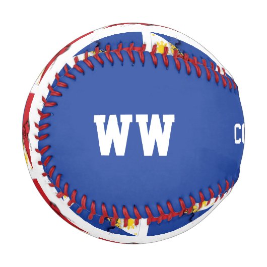 Patriotische mehr als CONQUEROR Custom PHILIPPINES Baseball (Vorderseite Links)