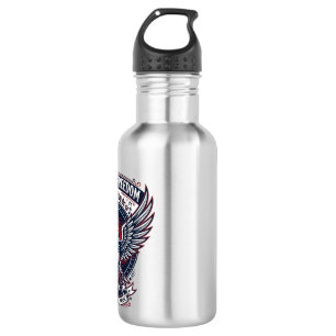 Patriotische Metal Flügel Patriot Musik Rock Metal Edelstahlflasche