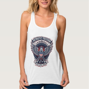 Patriotische Metallflügel Patriot Musik Rock Metal Tank Top