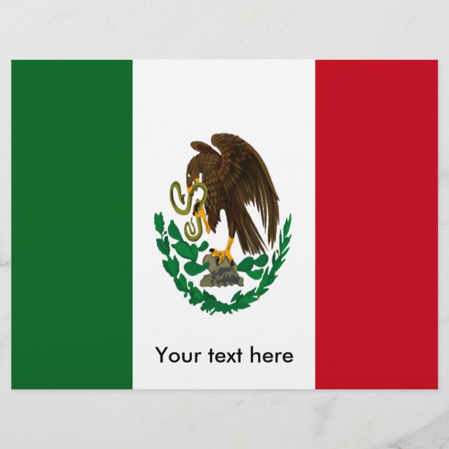 Patriotische Mexikanflagge (Vorderseite)